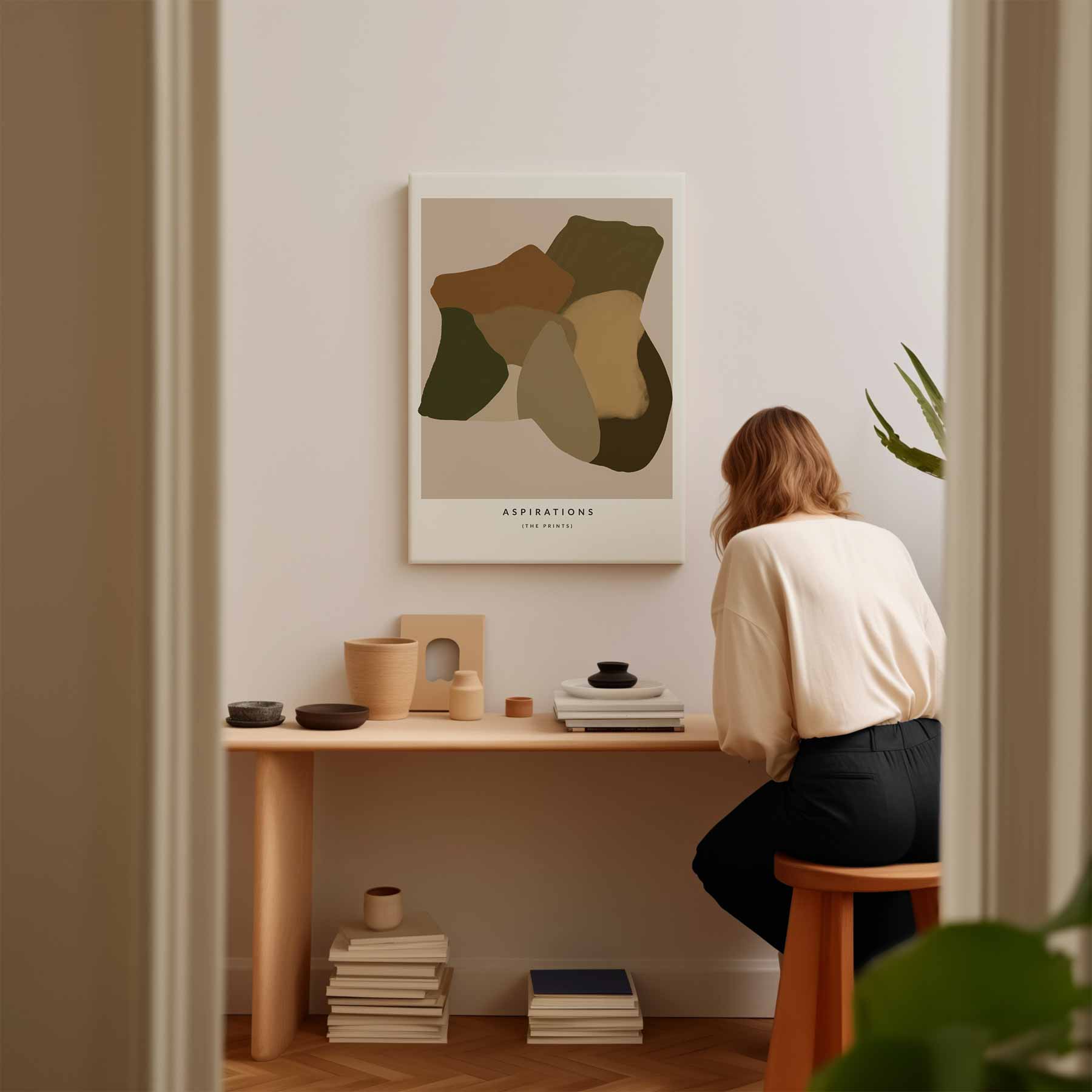 Abstracte Droomlandschappen Print Kunstwerk-canvas-dibond-plexiglas-wanddecoratie-WallArtistic
