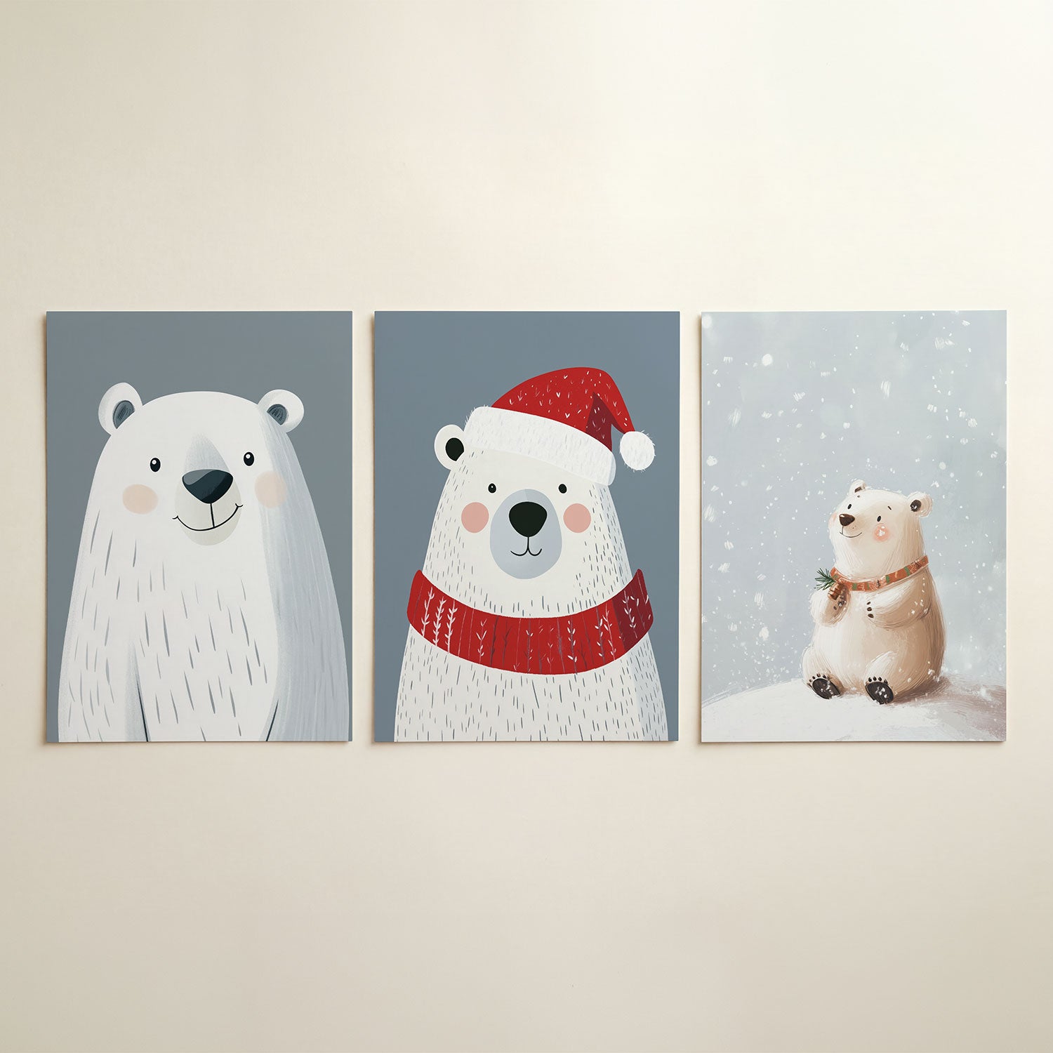 Vrolijke ijsbeer Posterset