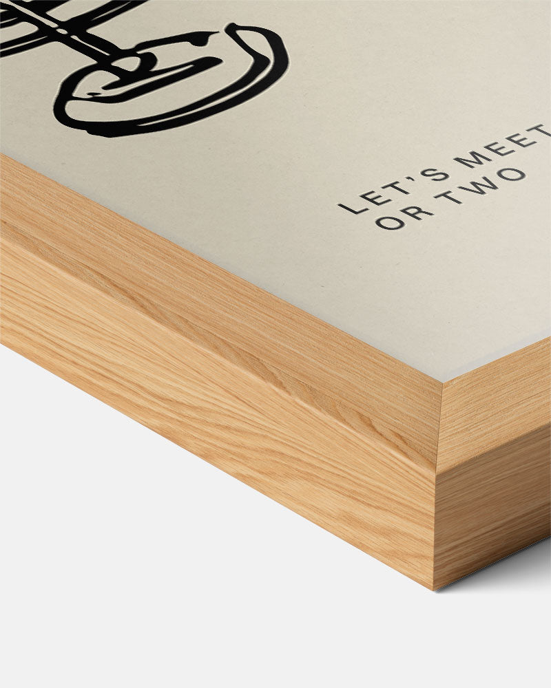 Gezellige Wijnafspraak Poster-WallArtistic