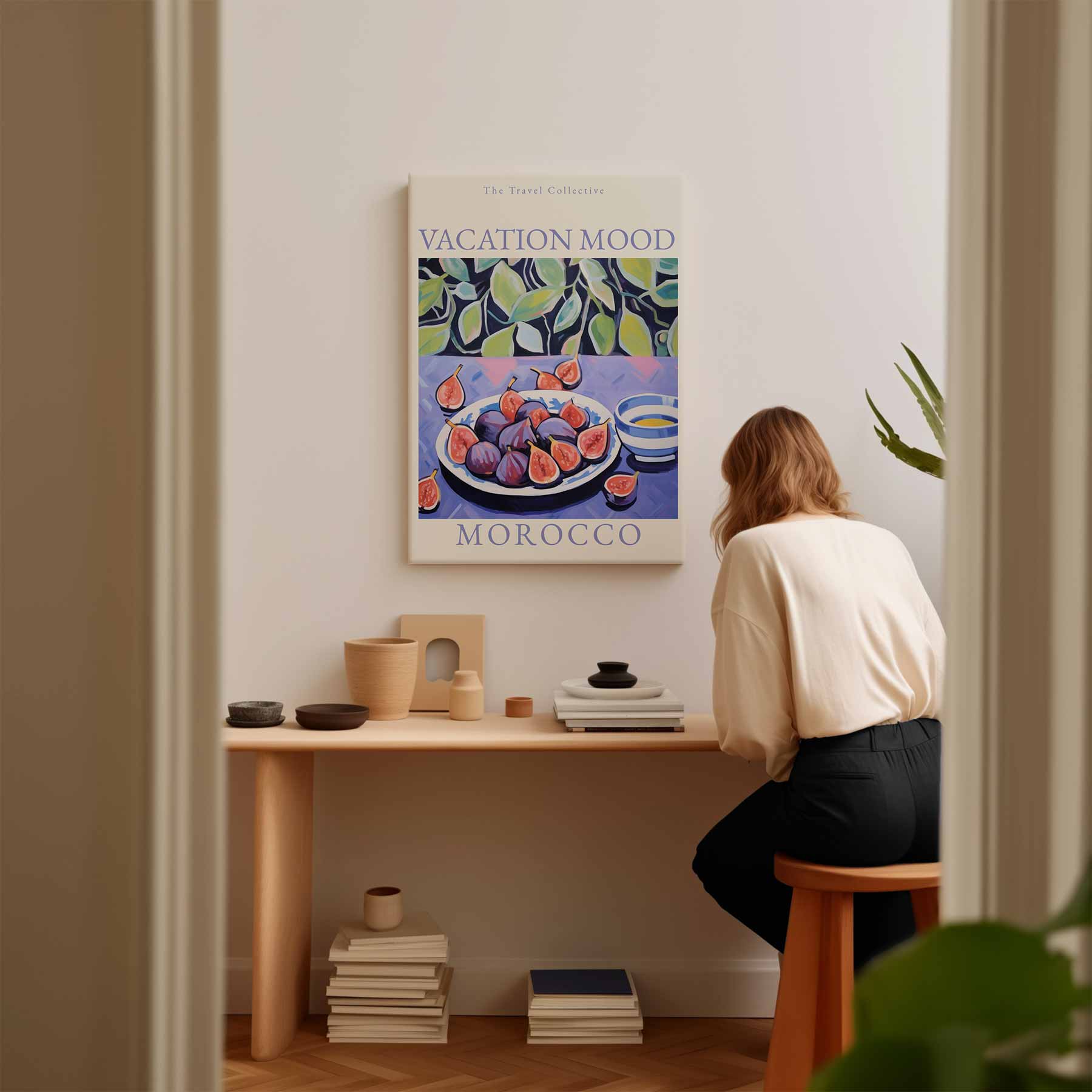 Vakantiegevoel Marokko Kunstwerk-canvas-dibond-plexiglas-wanddecoratie-WallArtistic