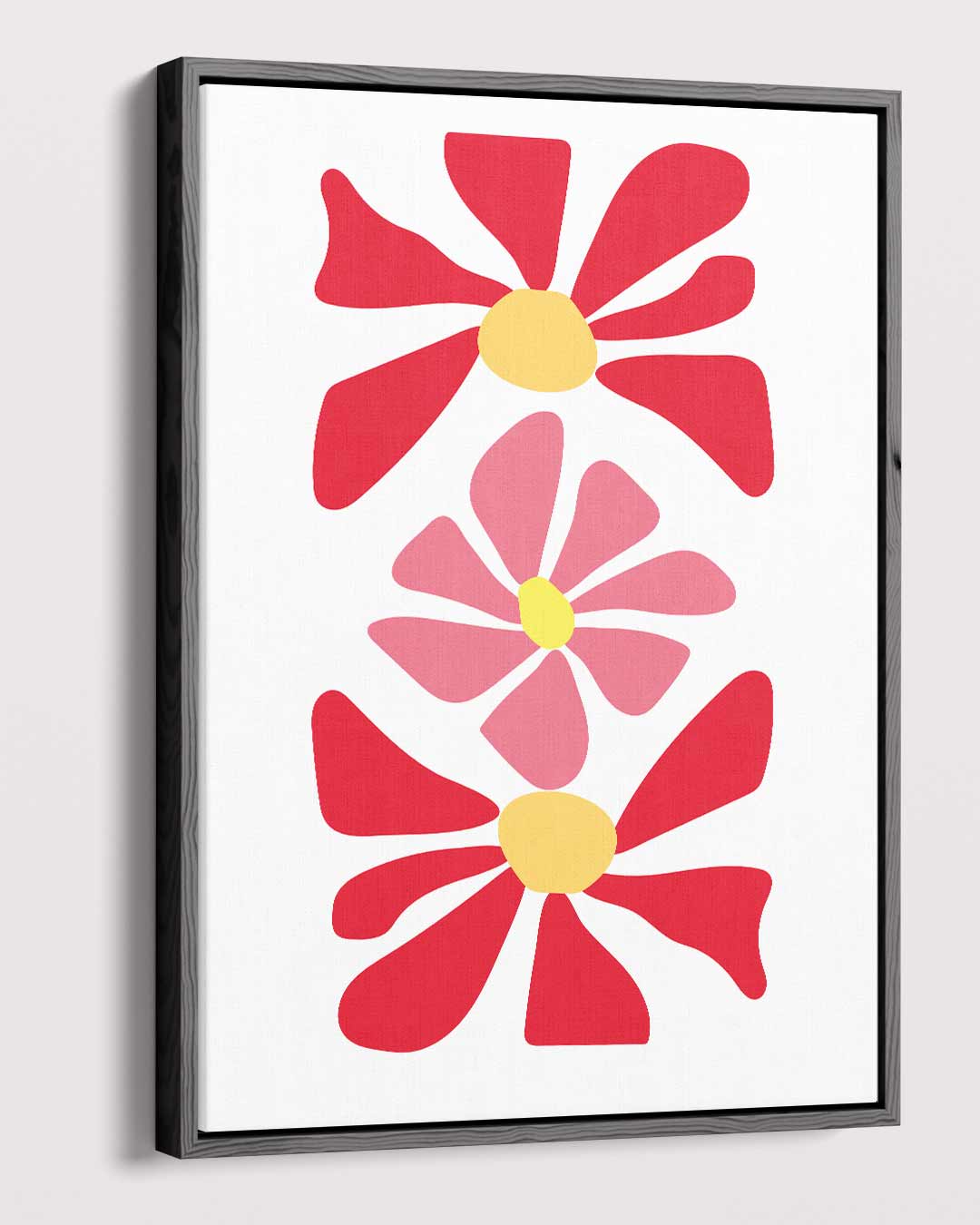 Vrolijke Bloemenpracht Kunstwerk-canvas-dibond-plexiglas-wanddecoratie-WallArtistic