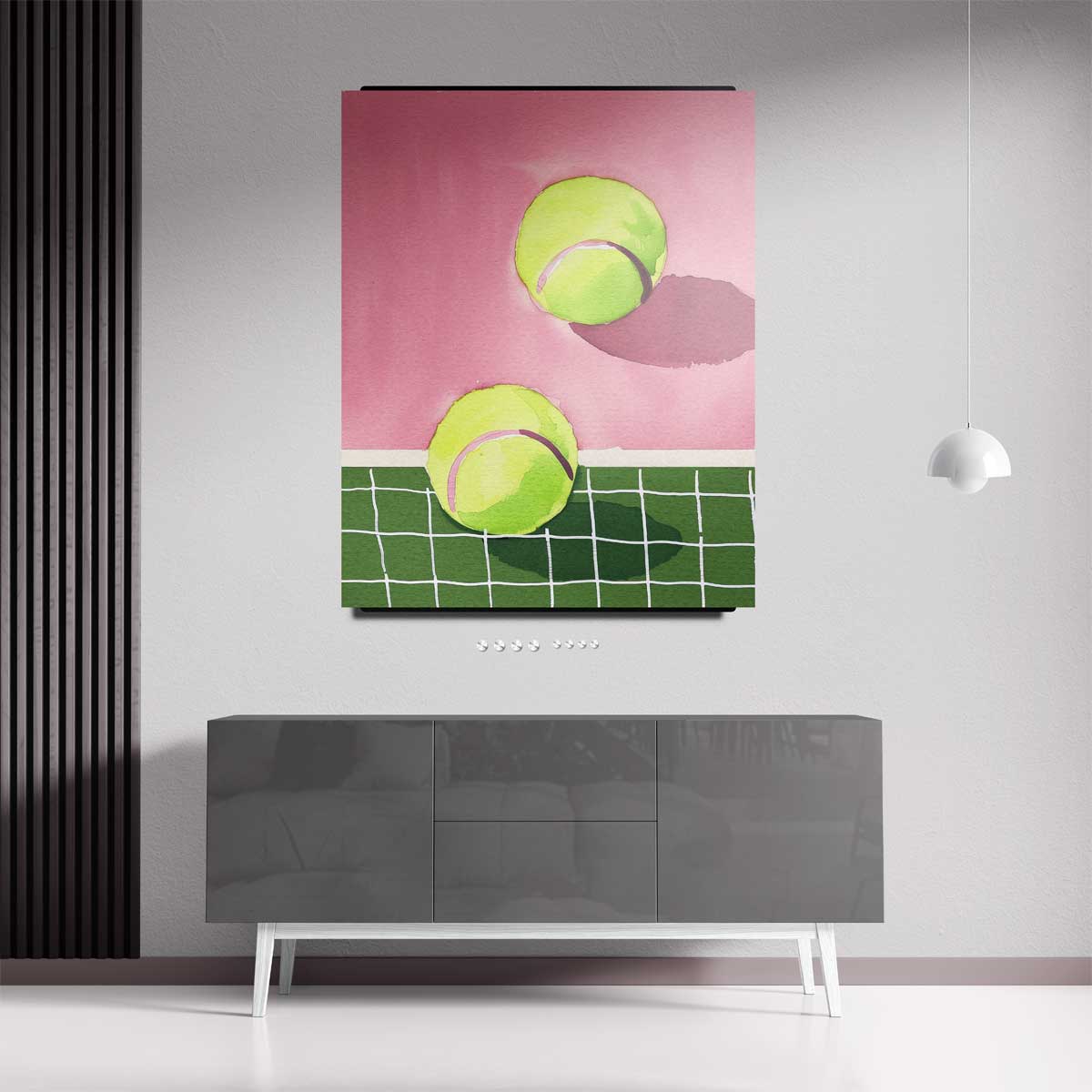 Tennis Dromen Kunstwerk-canvas-dibond-plexiglas-wanddecoratie-WallArtistic