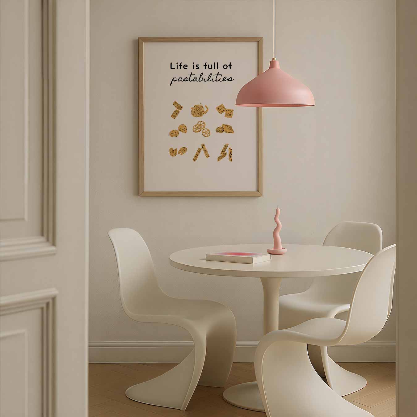 Inspirerende Pasta-Mogelijkheden Poster-WallArtistic