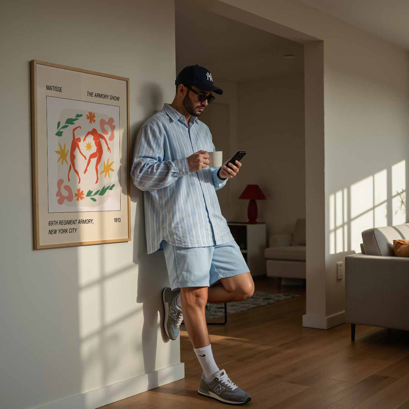 Artistieke Dans in Matisse Stijl Poster-WallArtistic