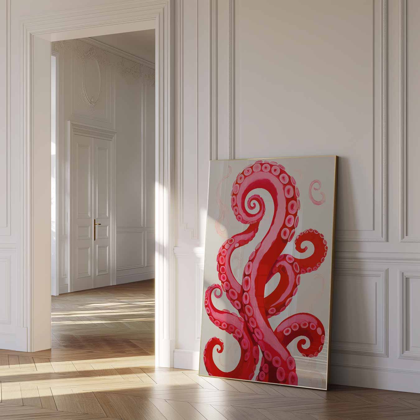Dromerige Octopus Tentakels Poster
