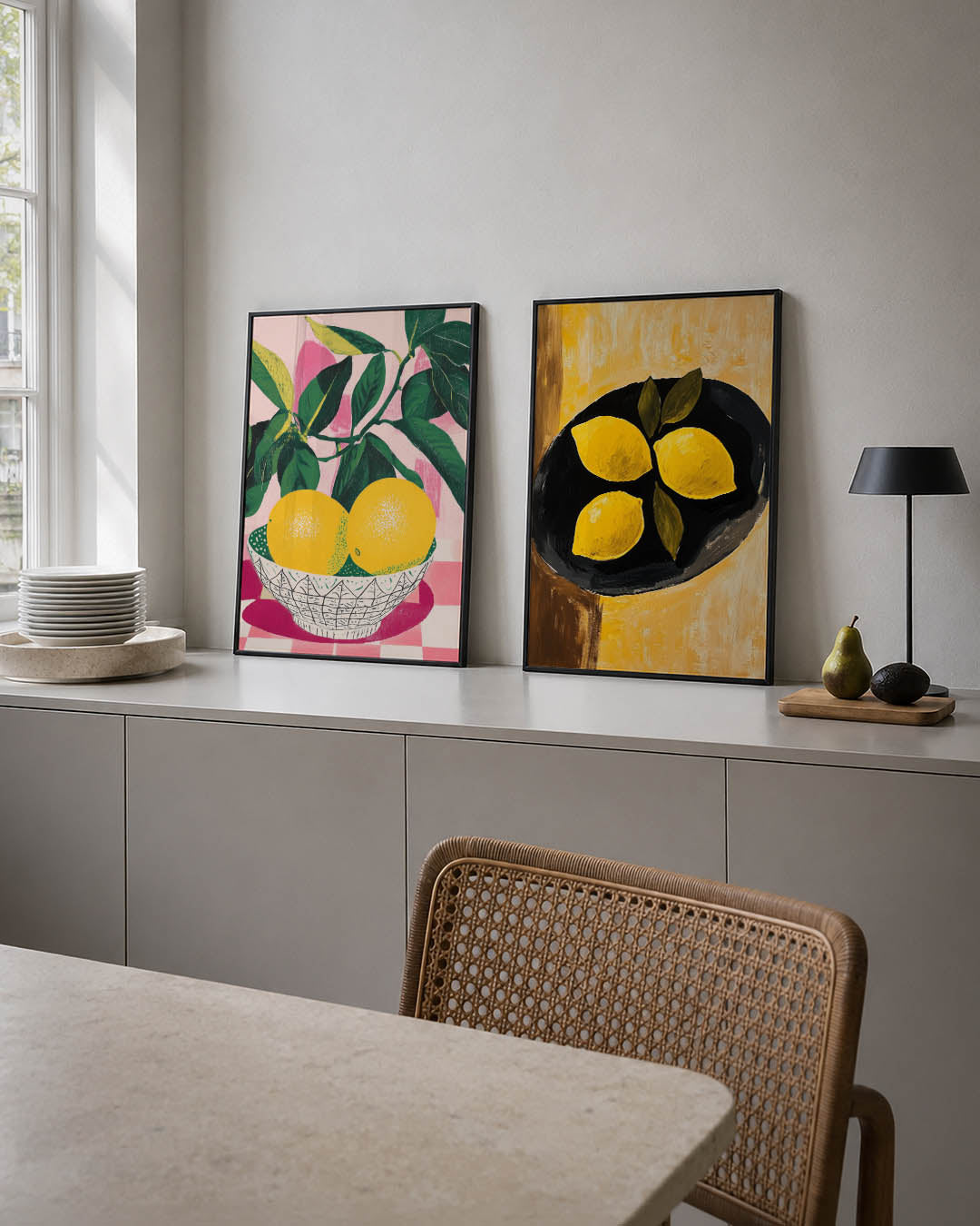 Fruit en bladeren Posterset