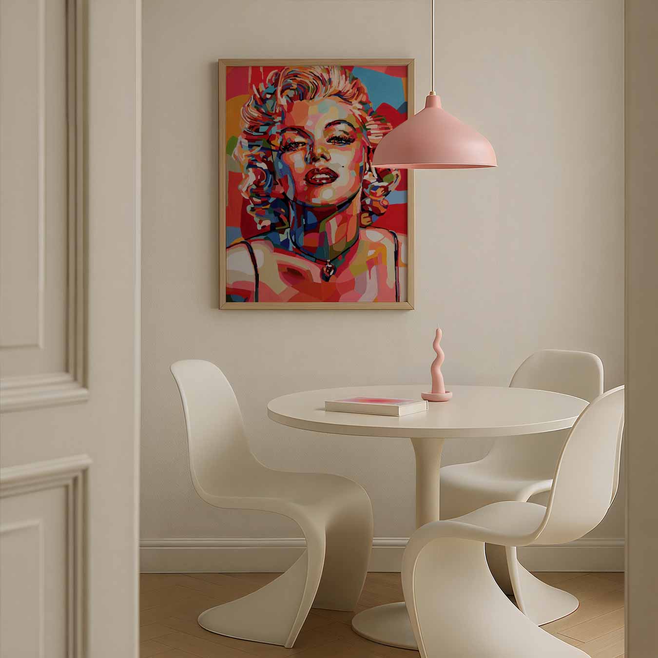 Kleurrijke Iconische Portretposter