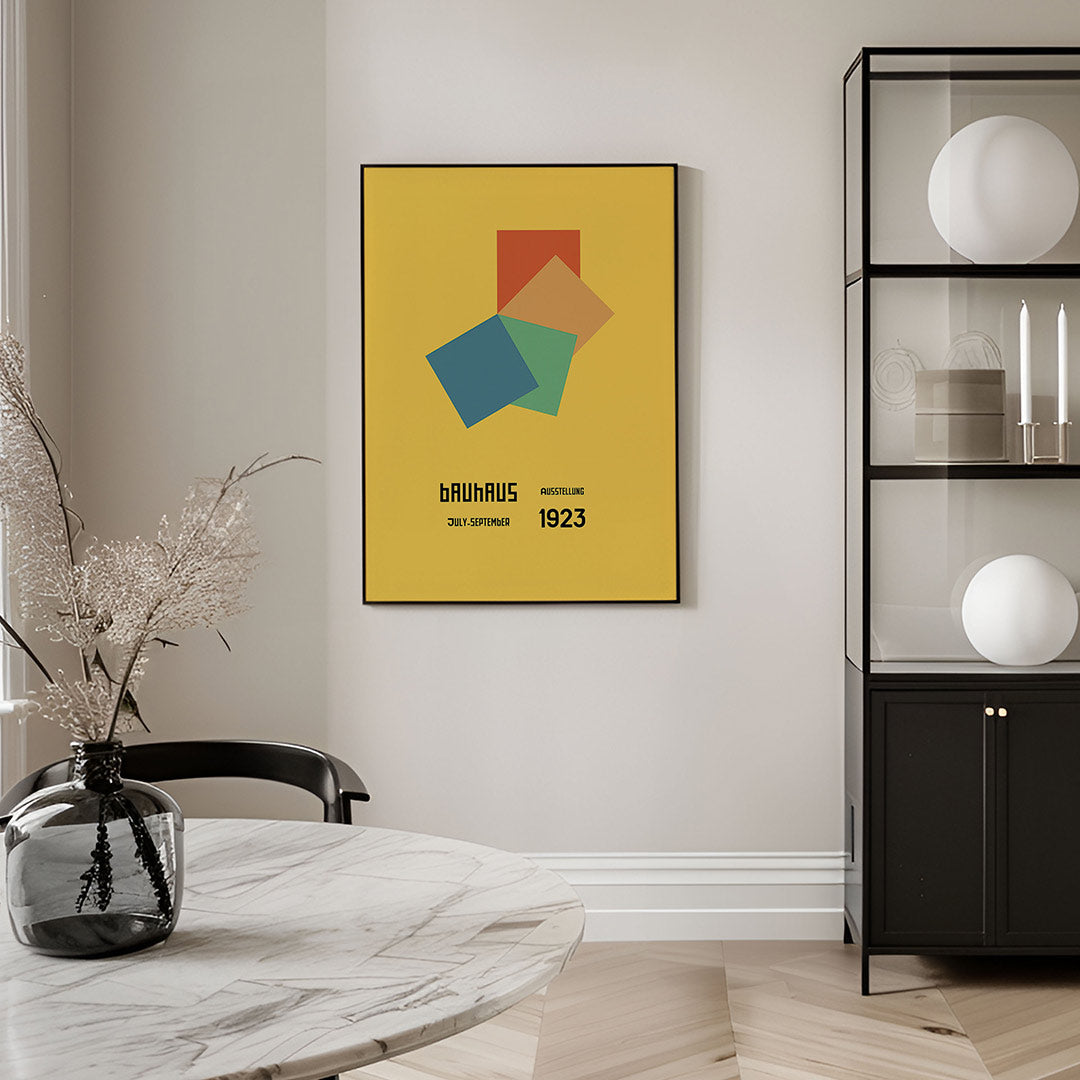 Vormen en kleurvlakken Poster