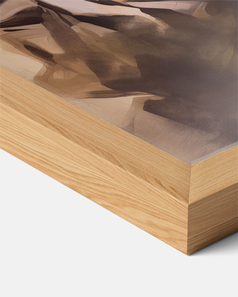 Rustmoment met Koffie en Boek Poster-WallArtistic