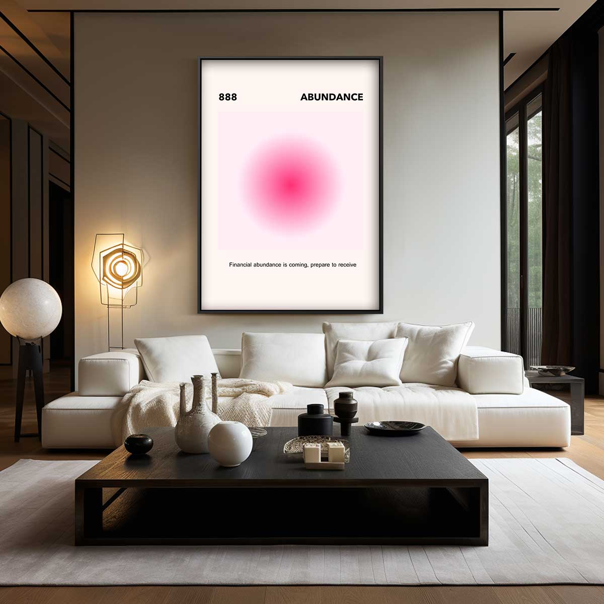 Rijkdomsenergie Abstractie Kunstwerk-canvas-dibond-plexiglas-wanddecoratie-WallArtistic