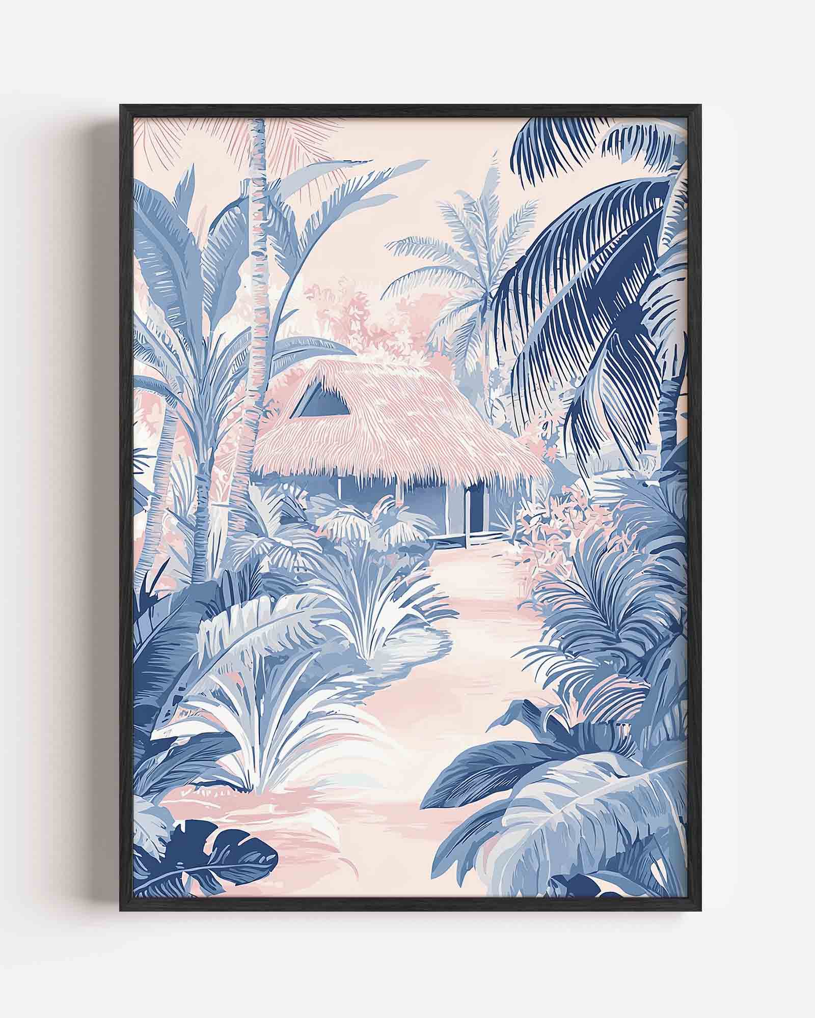 Tropisch landschap Poster