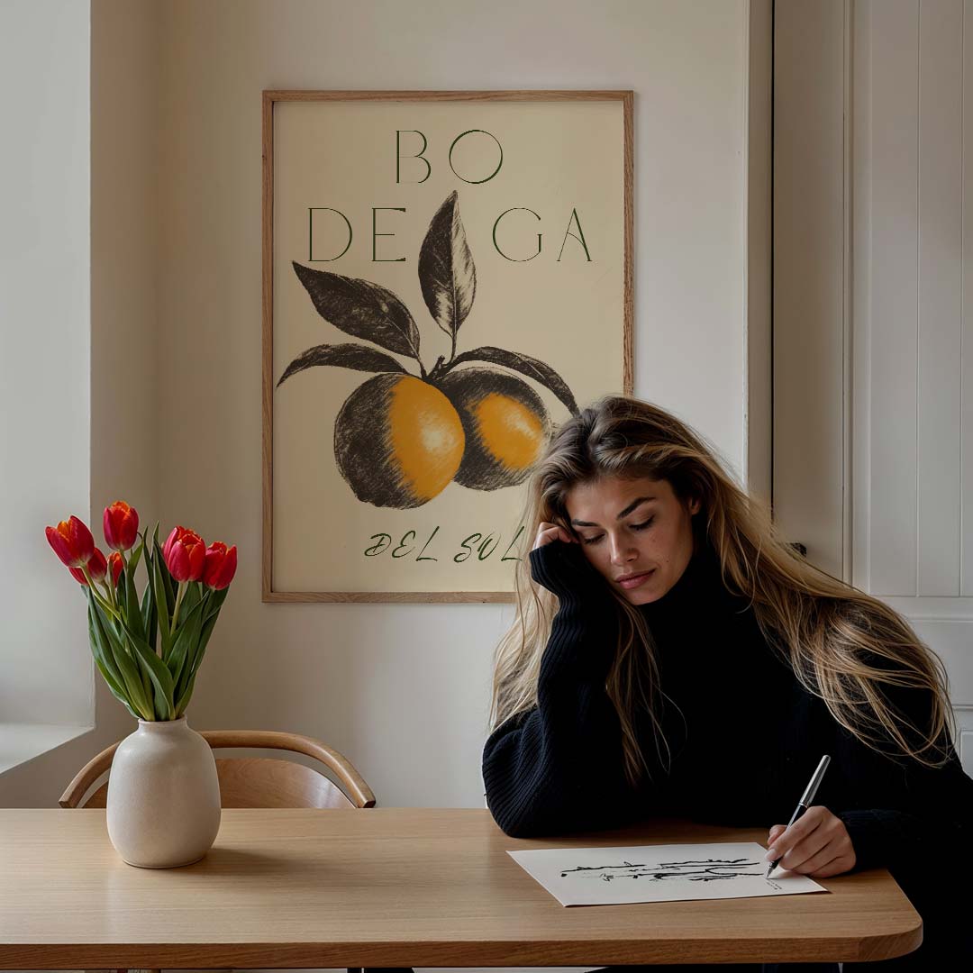 Zomerse Citrus Poster-WallArtistic