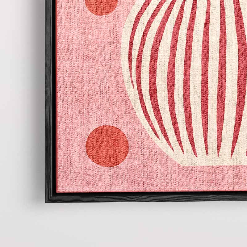Speels Stilleven met Vaas en Bessen Kunstwerk-canvas-dibond-plexiglas-wanddecoratie-WallArtistic