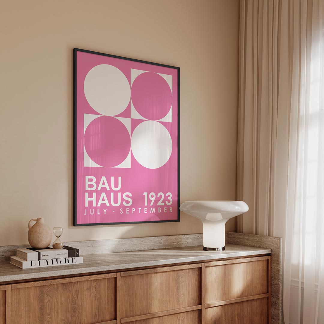Cirkel en vierkant Poster