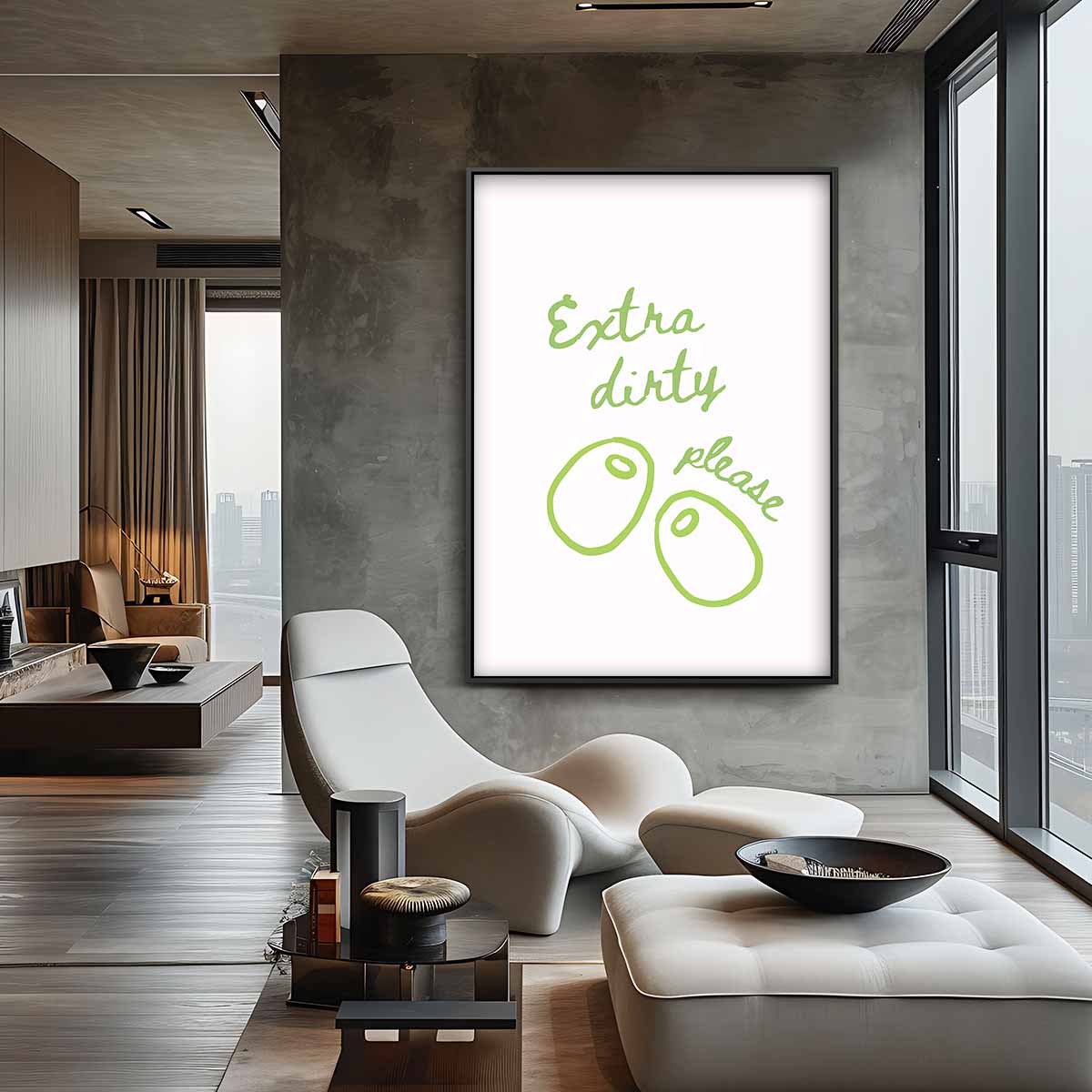 Extra Dirty Please Kunstwerk-canvas-dibond-plexiglas-wanddecoratie-WallArtistic
