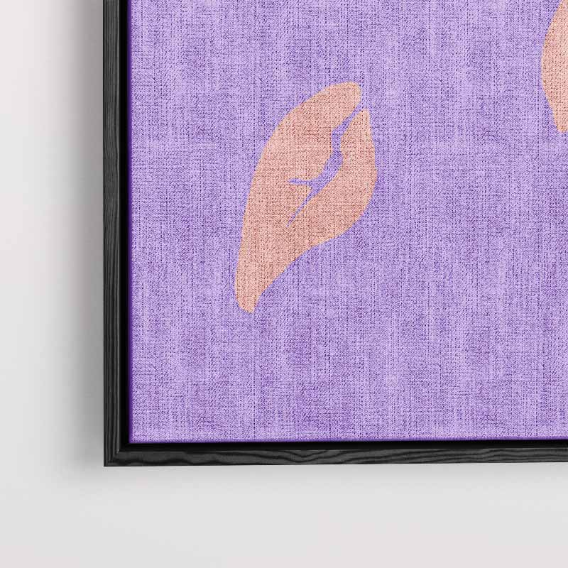 Vrolijke Bloesem Vormen Kunstwerk-canvas-dibond-plexiglas-wanddecoratie-WallArtistic