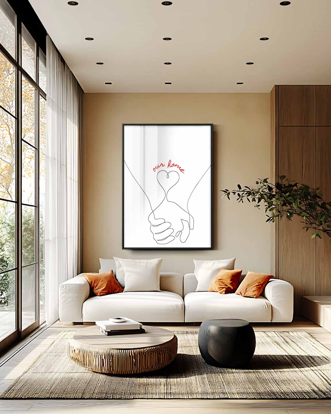 Samen Thuis Kunstwerk-canvas-dibond-plexiglas-wanddecoratie-WallArtistic