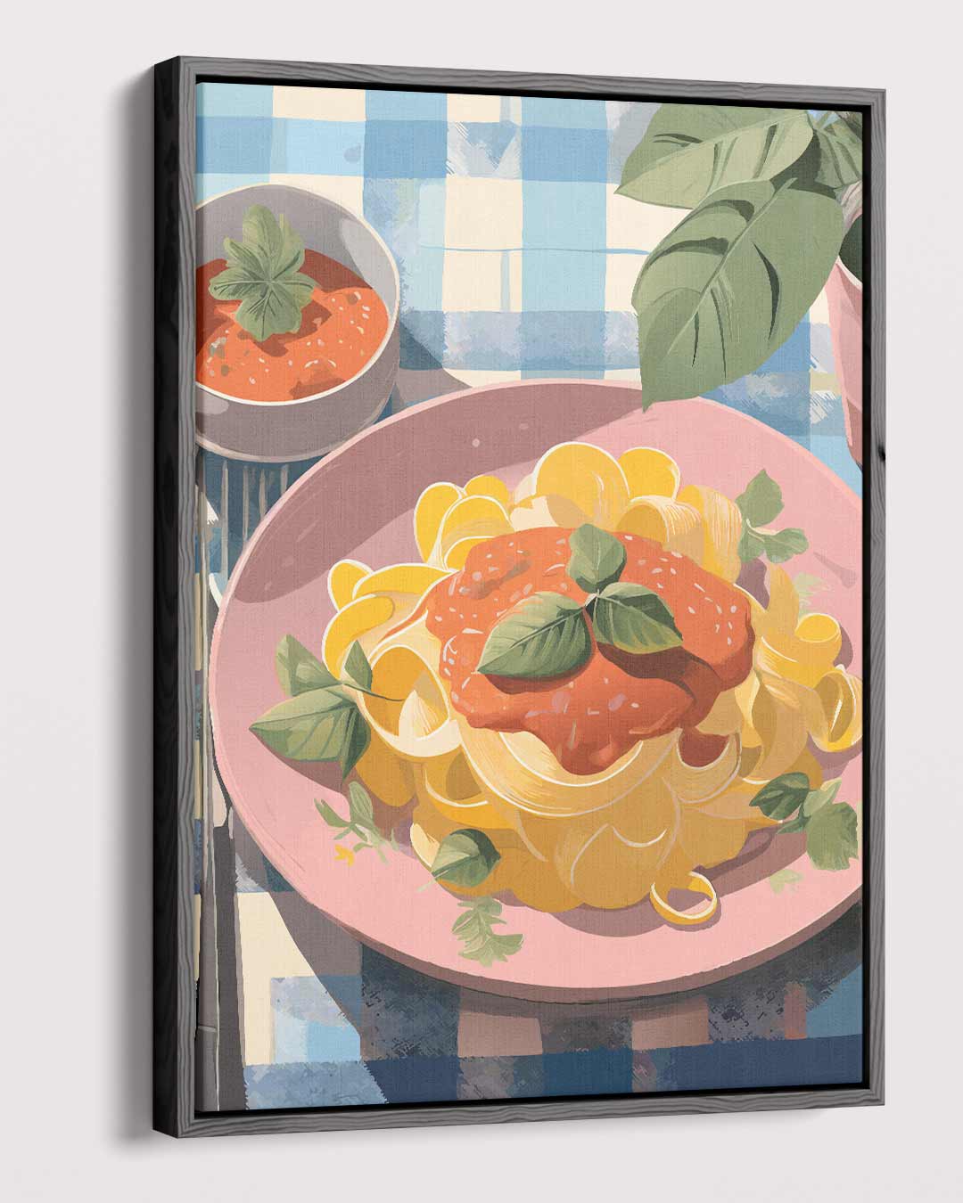 Italiaanse Sferen op Tafel Kunstwerk-canvas-dibond-plexiglas-wanddecoratie-WallArtistic