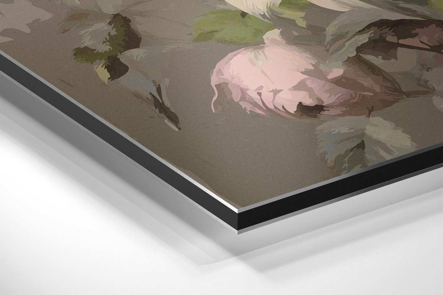 Bloemenpracht op Klassieke Manier Kunstwerk-canvas-dibond-plexiglas-wanddecoratie-WallArtistic