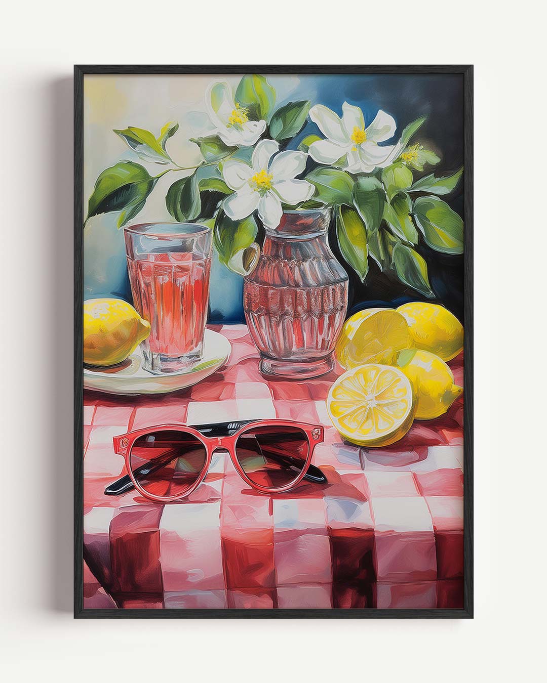 Zomers Tafereel met Citruskracht Poster-WallArtistic