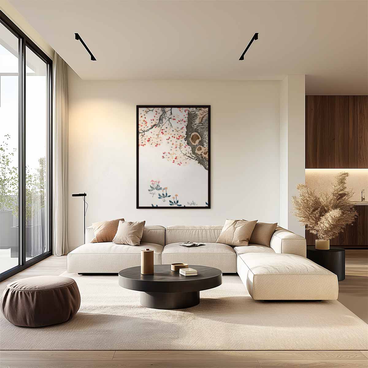 Bloeiende Sakura Print Kunstwerk-canvas-dibond-plexiglas-wanddecoratie-WallArtistic