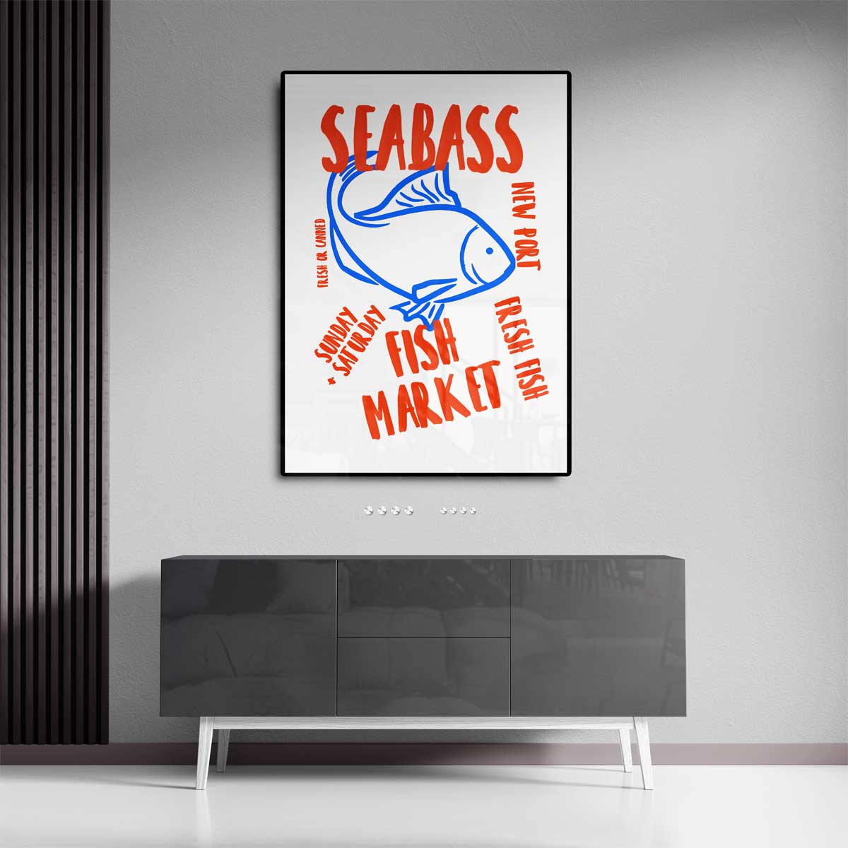 Vismarkt Poster
