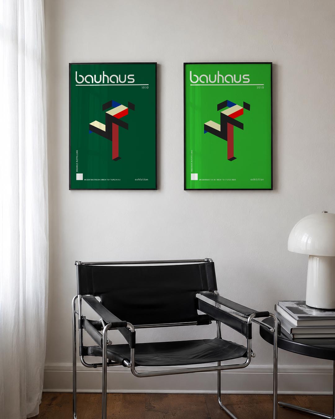 Kleurvlakken en lijnen Posterset