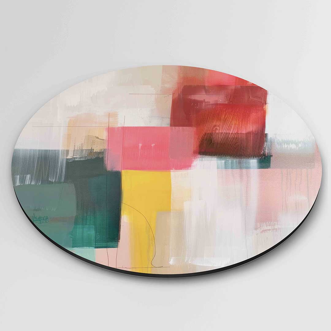Abstracte vormen Muurcirkel