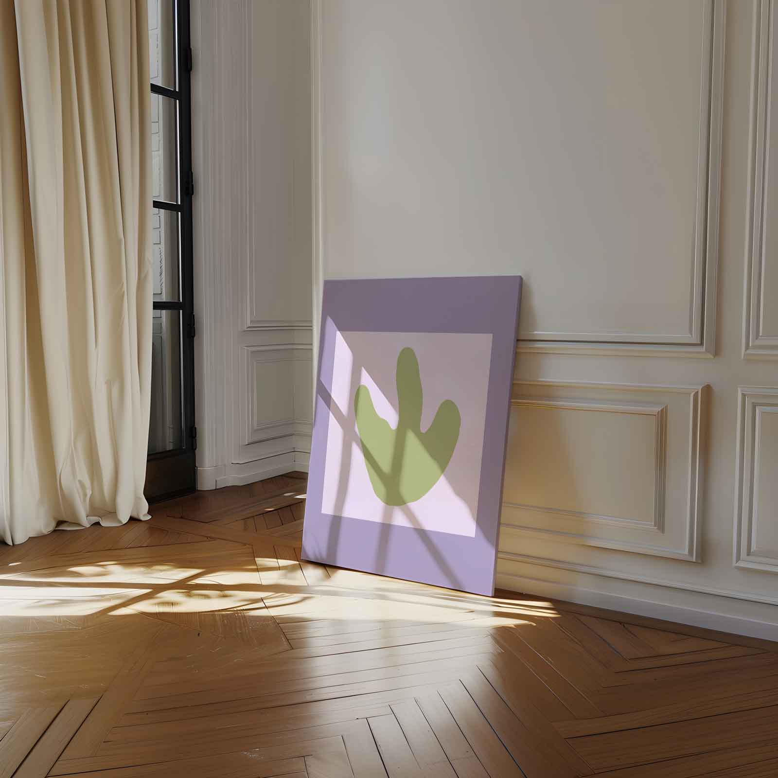 Vreemd Blad Kunstwerk-canvas-dibond-plexiglas-wanddecoratie-WallArtistic