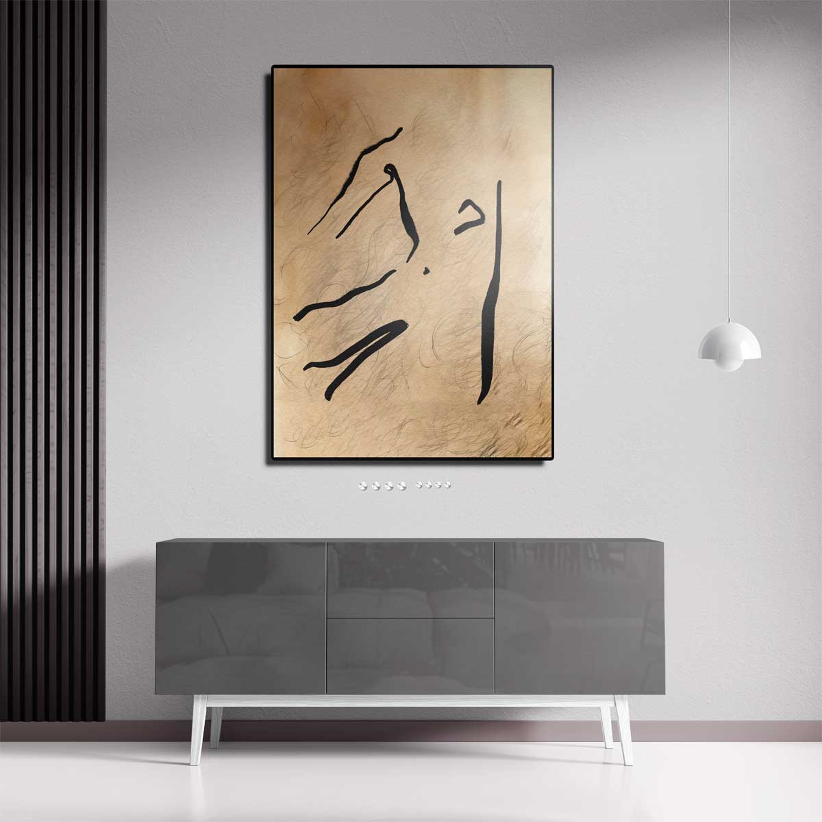 Elegante Lijnen Kunstwerk-canvas-dibond-plexiglas-wanddecoratie-WallArtistic