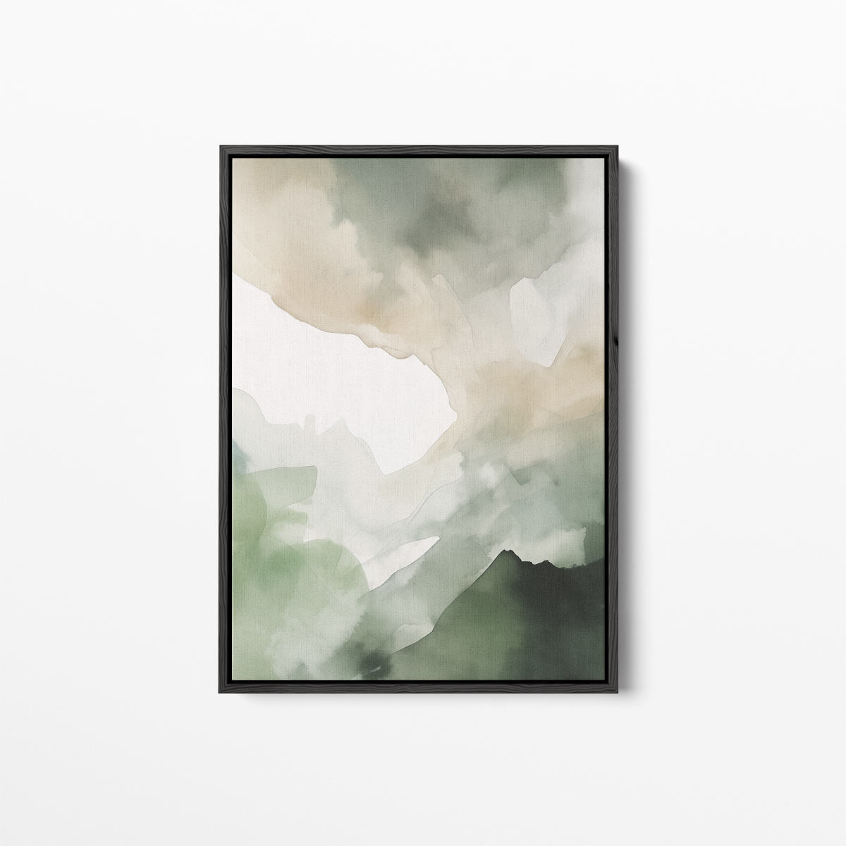 Natuurlijke Aardetinten Abstract Kunstwerk-canvas-dibond-plexiglas-wanddecoratie-WallArtistic