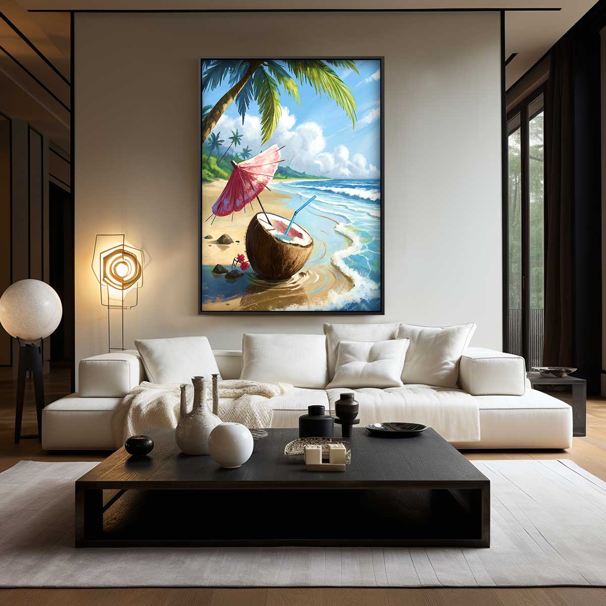Tropische Dagdroom Kunstwerk-canvas-dibond-plexiglas-wanddecoratie-WallArtistic