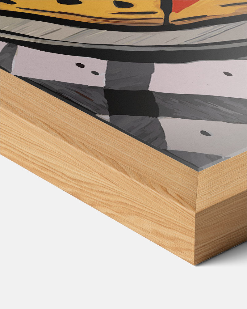 Pizza Illustratie Poster-WallArtistic