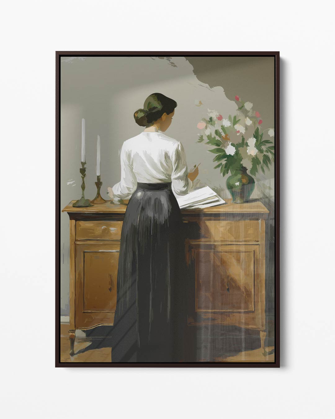 Geschetste Elegantie Kunstwerk-canvas-dibond-plexiglas-wanddecoratie-WallArtistic