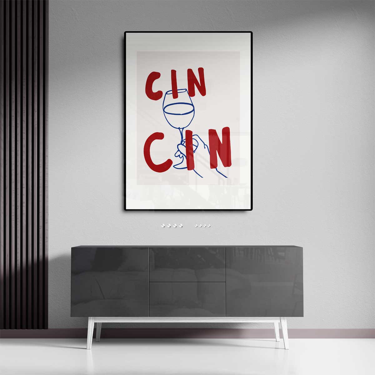 Cin Cin Cheers Art Print Kunstwerk-canvas-dibond-plexiglas-wanddecoratie-WallArtistic
