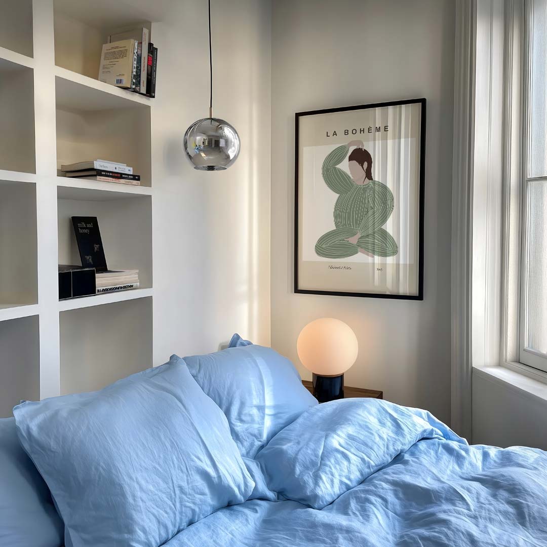 La Bohème Minimalistische Print Poster-WallArtistic