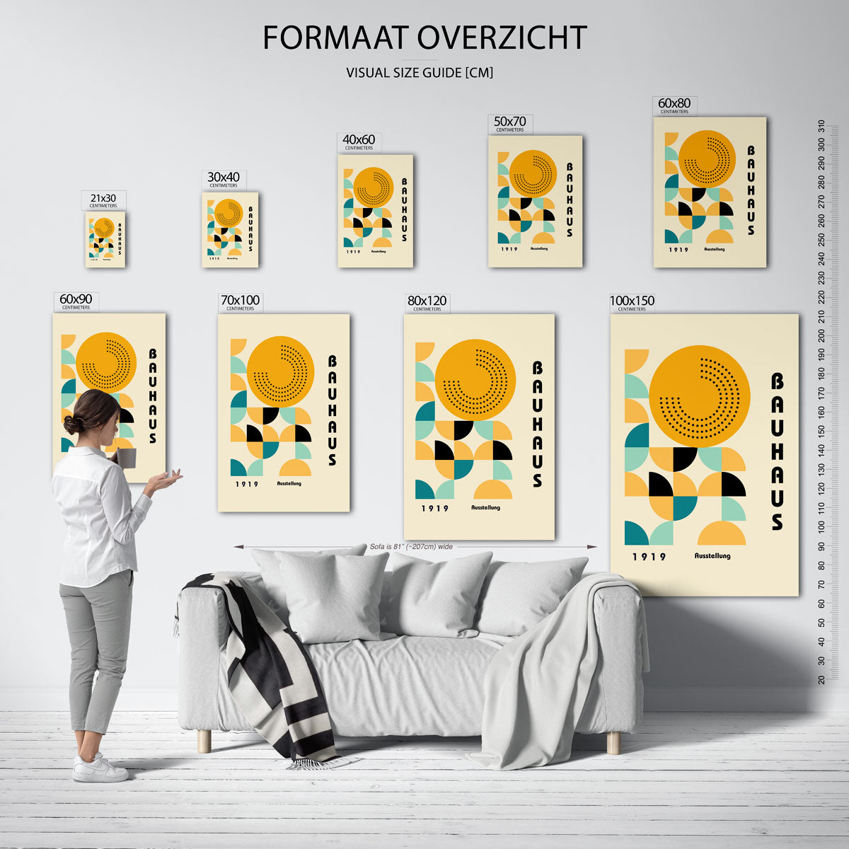Vorm en kleur Poster