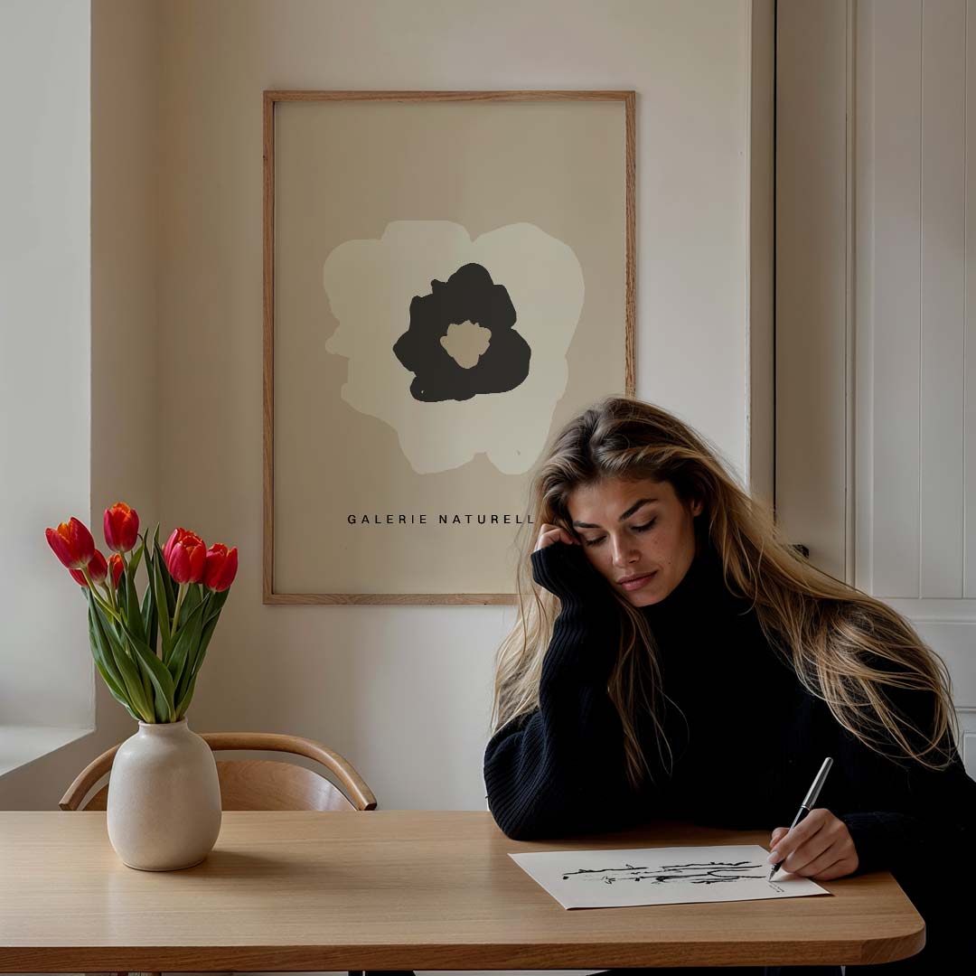 Natuurlijke Bloemkunst Poster-WallArtistic