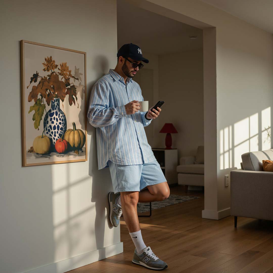 Herfstige Bloemen en Pompoenen Poster-WallArtistic