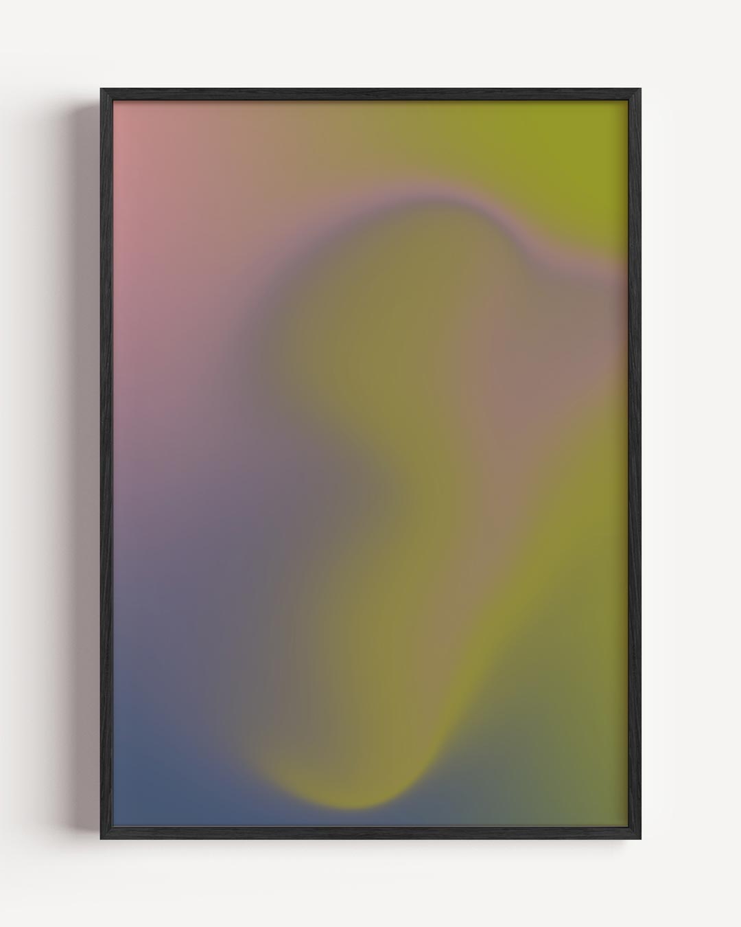 Dromerige Abstracte Kleurengolf Poster-WallArtistic