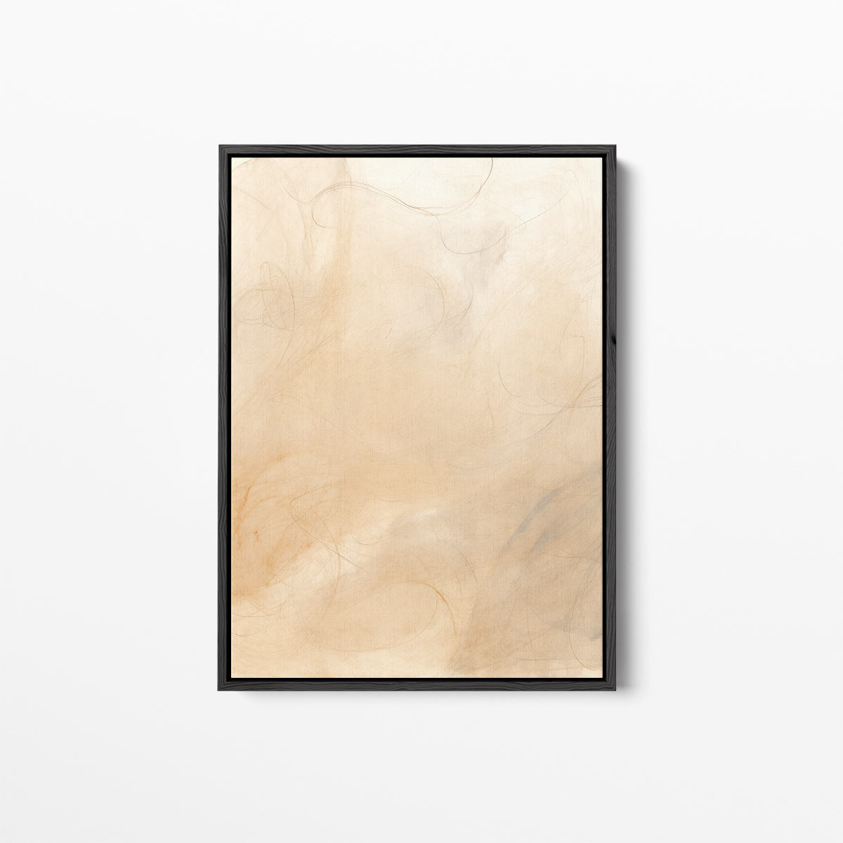 Dansende Lijnen in Amber Kunstwerk-canvas-dibond-plexiglas-wanddecoratie-WallArtistic