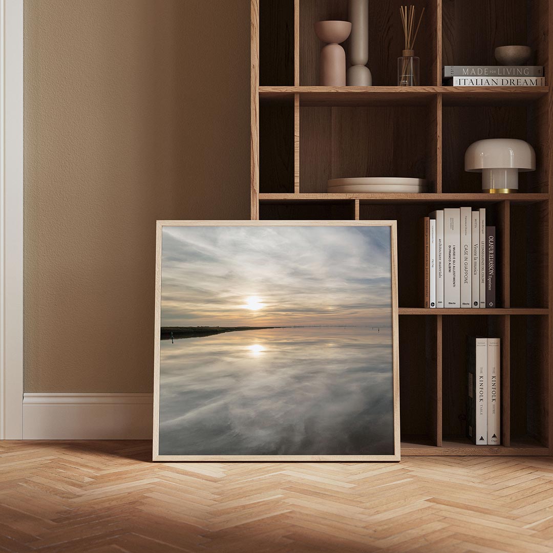 Rustige zonsondergang Poster