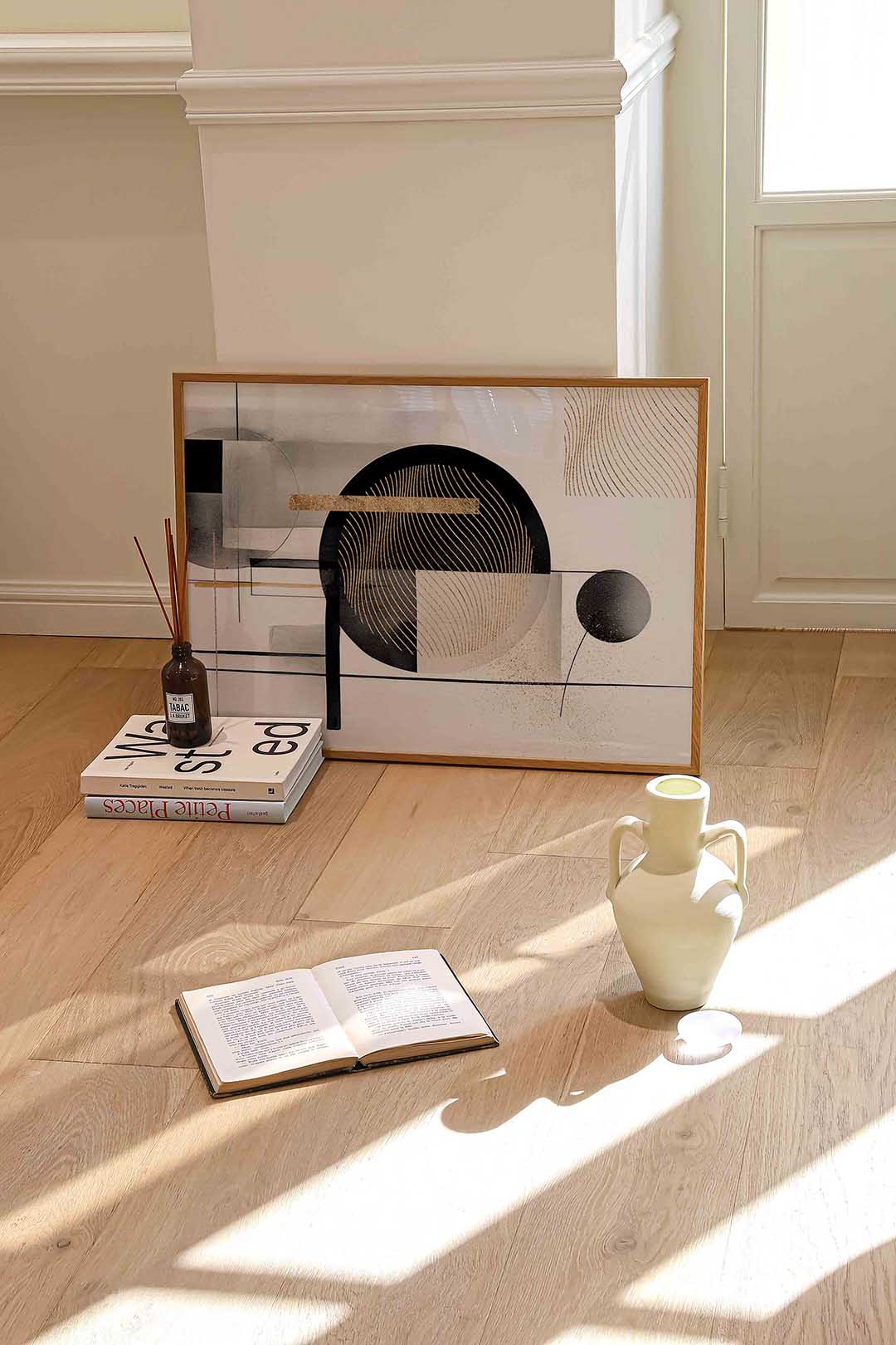 Abstracte geometrische vormen Poster