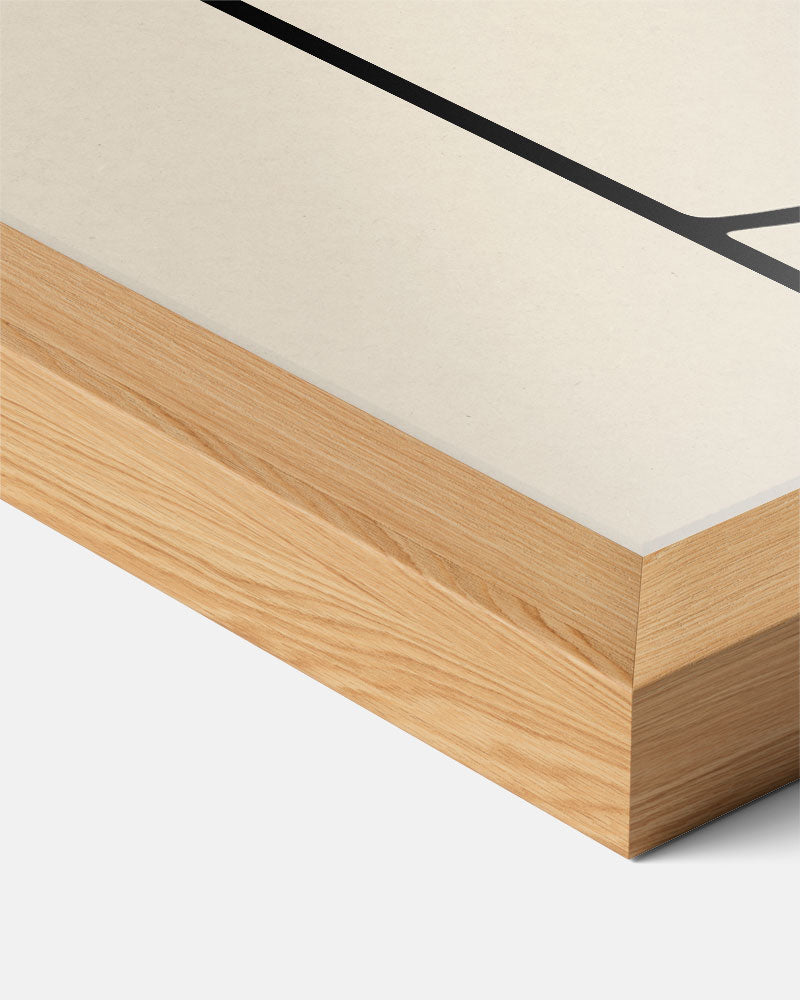 Minimalistische Wijnkunst Poster-WallArtistic