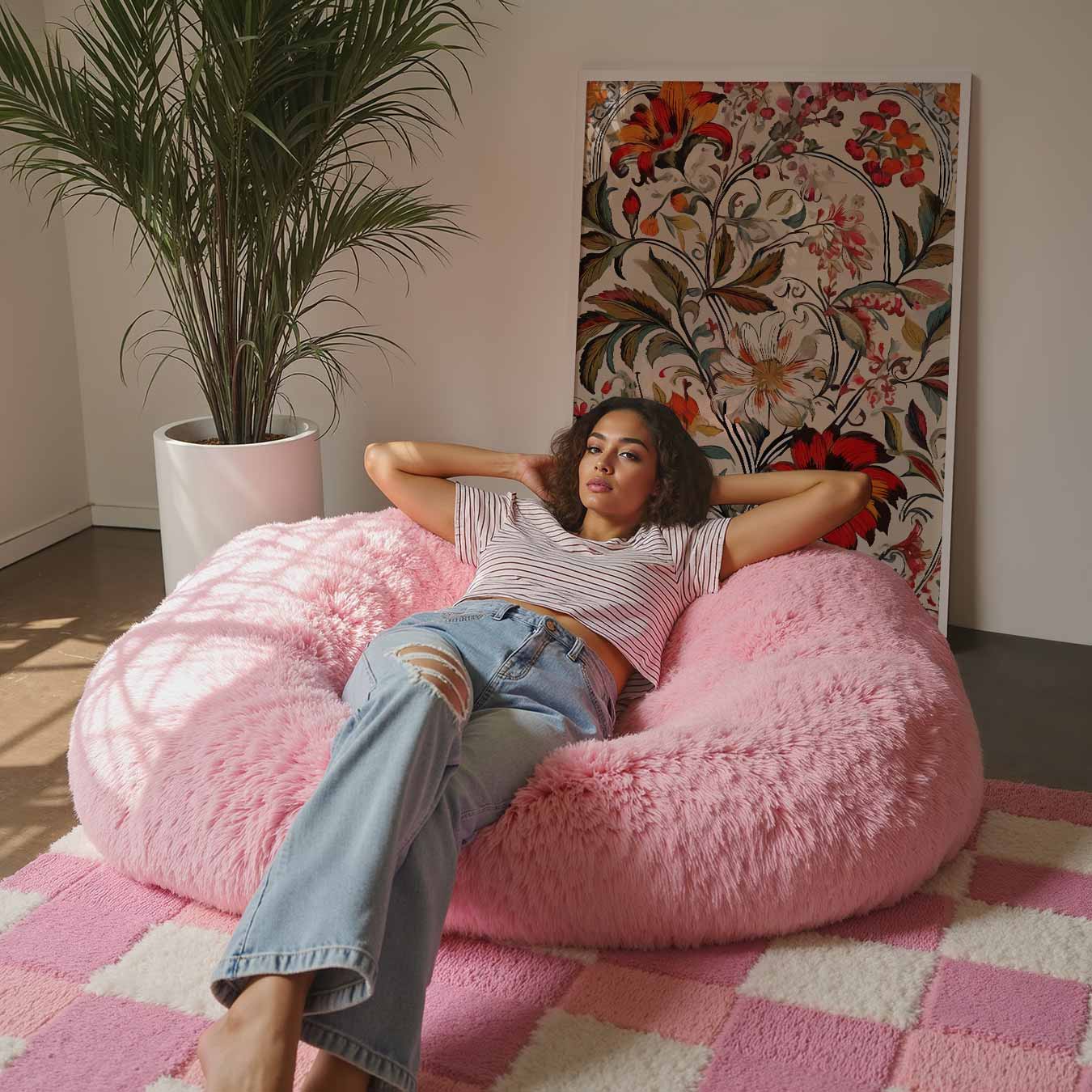 Bloemenpracht in Vintage Stijl Poster-WallArtistic