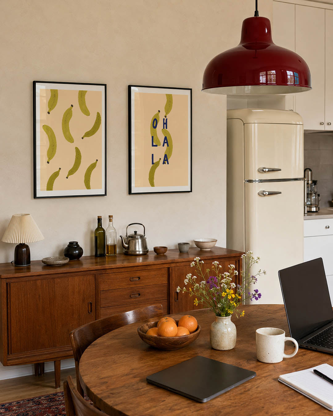 Speelse bananen Posterset