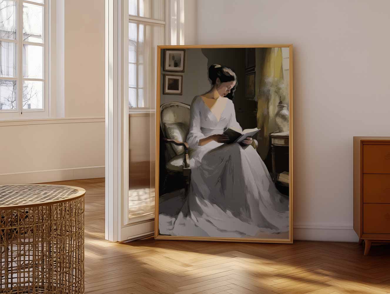 Elegante Leeshoek Poster