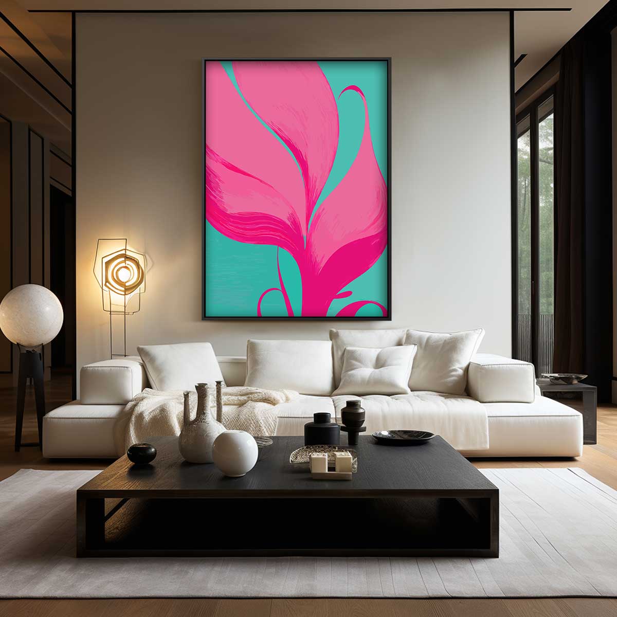 Vibrant Bloemenpracht Kunstwerk-canvas-dibond-plexiglas-wanddecoratie-WallArtistic