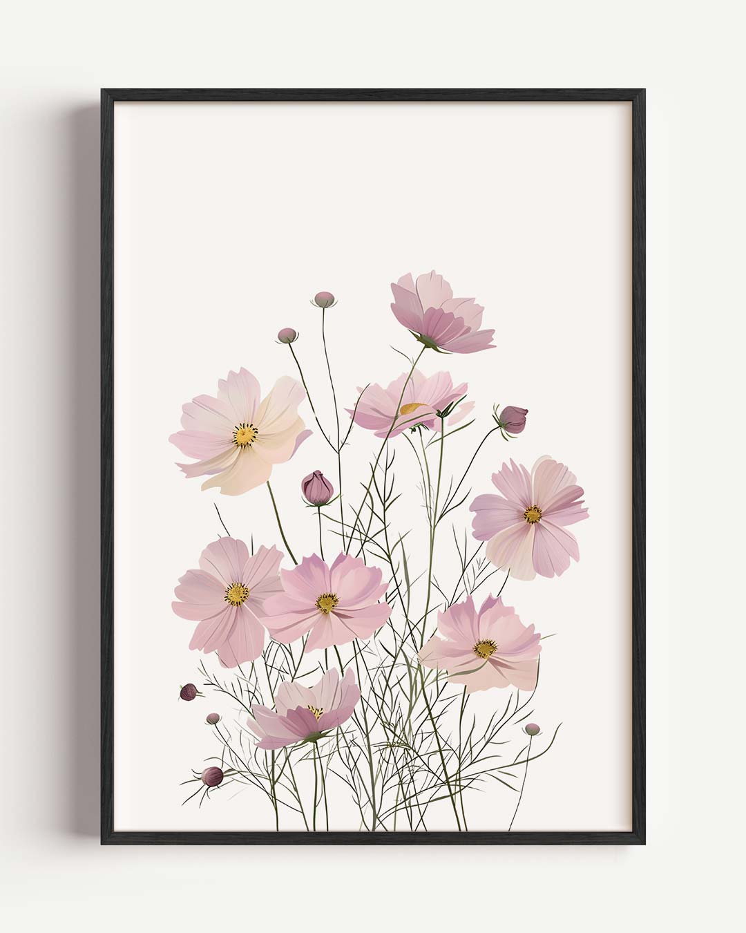 Zachte Bloemenpracht Poster-WallArtistic