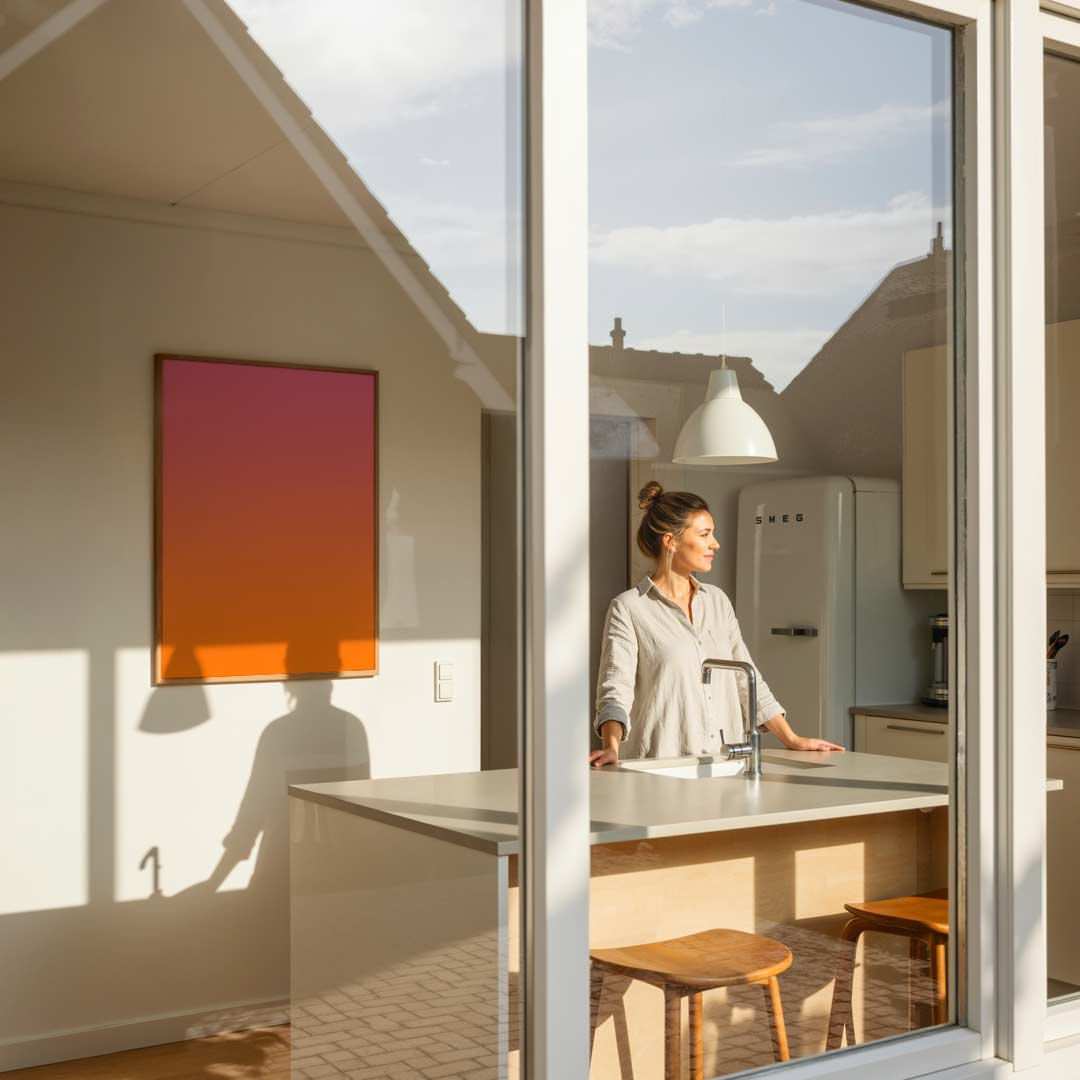 Vrolijke Zonsopgang Poster-WallArtistic